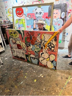 Mixed Media Painting titled "M83" 40 x 60