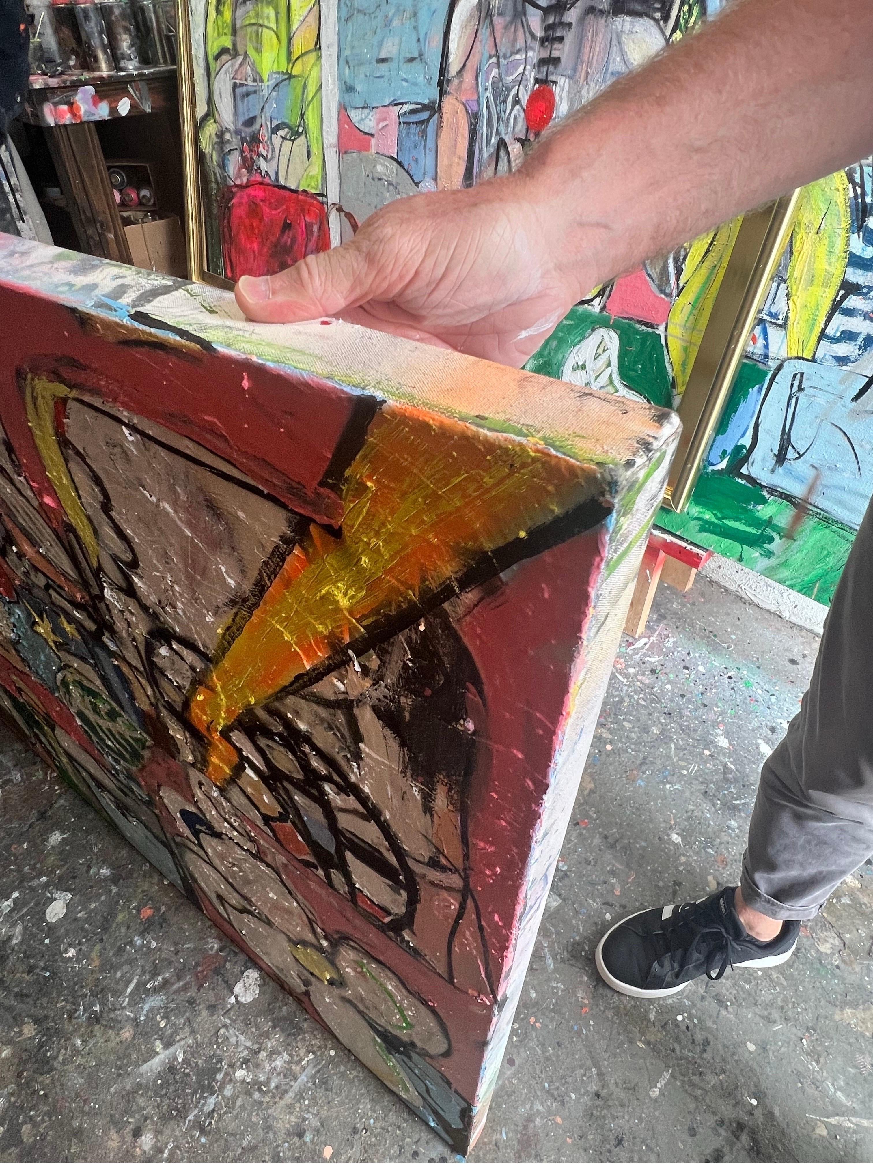 Mixed Media Painting titled 