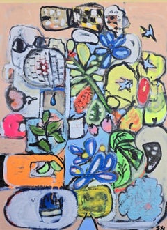 Mixed Media Painting titled "Primavera" 36 x 48