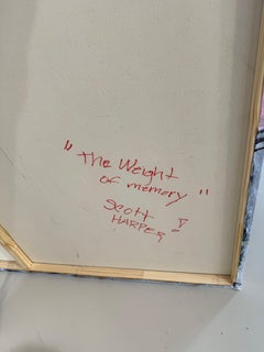 Mixed Media Painting titled “The Weight of Memory” 55 x 67