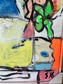 Mixed Media Painting titled "Warm" 37 x 49