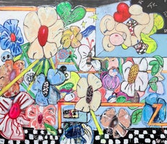 Mixed Media Painting titled "We own the Sky" 52 x 84