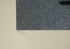 „Motorrad und Fahrrad“, L.E. Giclee auf Papier: 819/1500, Handsignatur.