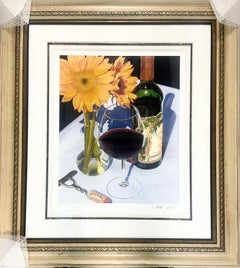 “Wine and flower”