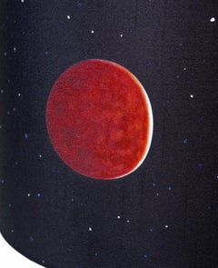 Scott Kahn, Lunar Eclipse, mixed media sculptural lamp (after)