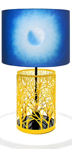 Scott Kahn, Autumn Moon, lampada scultorea a tecnica mista (dopo)