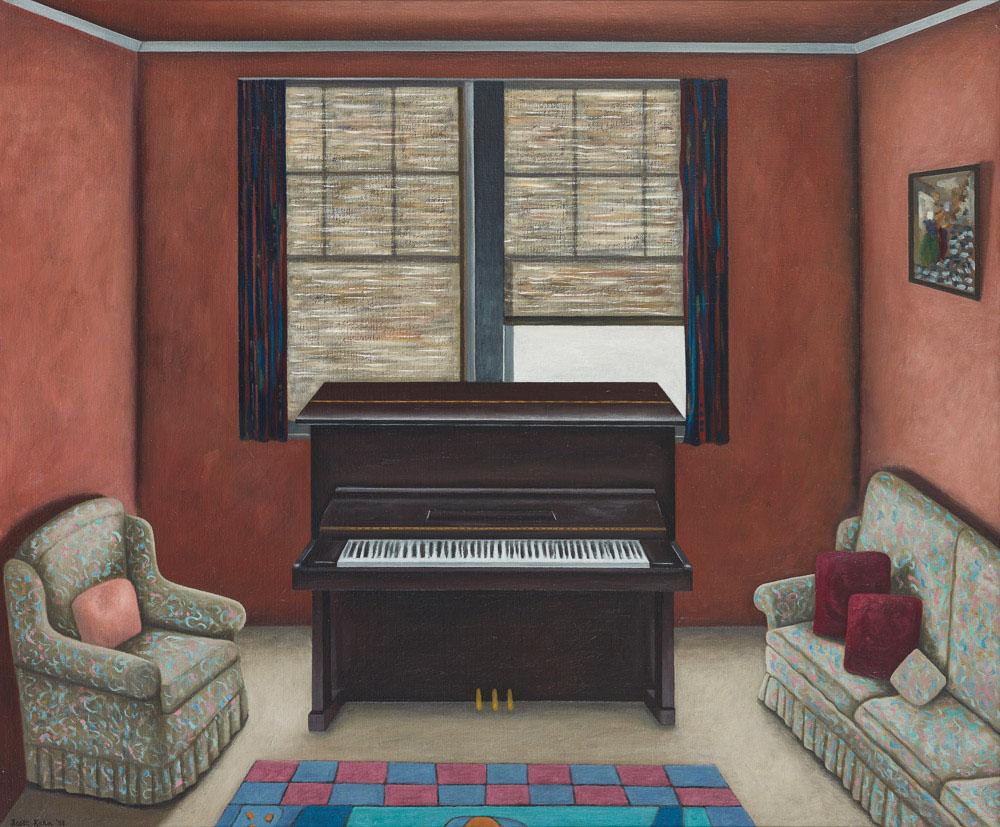 Scott Kahn Figurative Print - Sitting Room