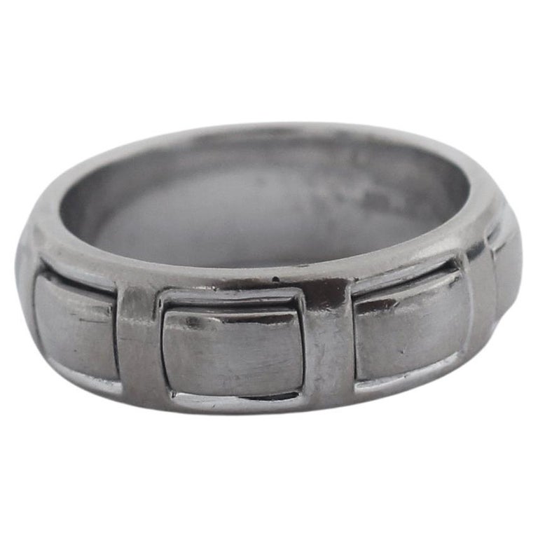 Scott Kay 19k 800 White Gold Woven Band Ring at 1stDibs kays
