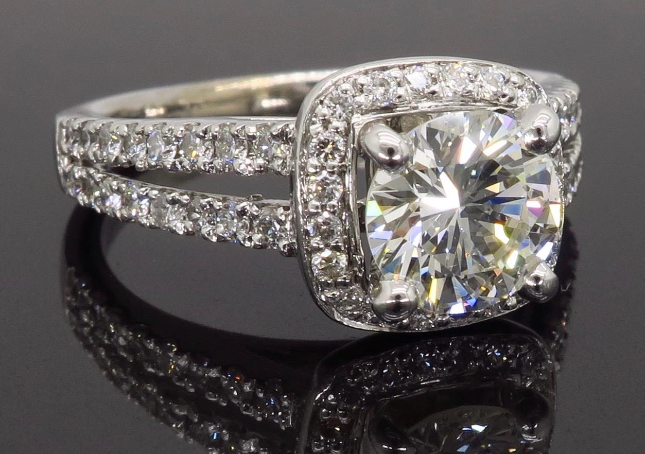 Scott Kay Diamond Halo Engagement Ring 2