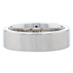 Scott Kay Faith Herren Ehering:: Kobalt Comfort Fit gebürstet Ring