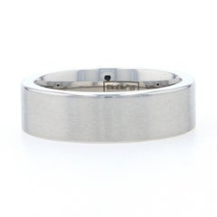 Scott Kay Faith Men's Wedding Band, Cobalt Comfort Fit Brushed Ring