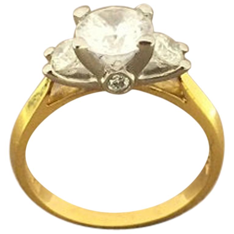 Scott Kay Ladies Crown Setting Ring M722RD10FP For Sale at 1stDibs