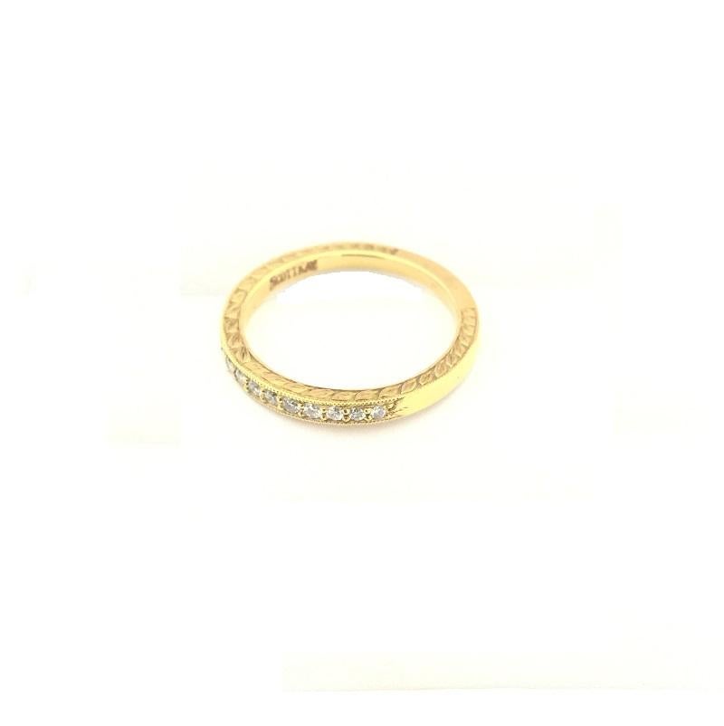 Scott Kay Ladies Diamond Band 
19k Yellow Gold 
Diamond 0.20 carat total weight
B1141RD10FF