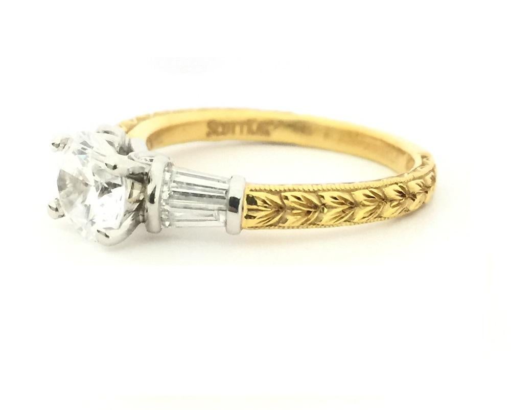 Women's or Men's Scott Kay Ladies Diamond Engagement Ring M1123BDRD10PPR