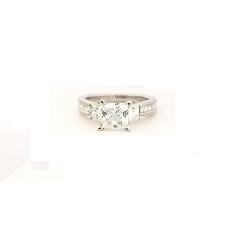 Women's or Men's Scott Kay Ladies Diamond Engagement Ring M1154QD10PP For Sale