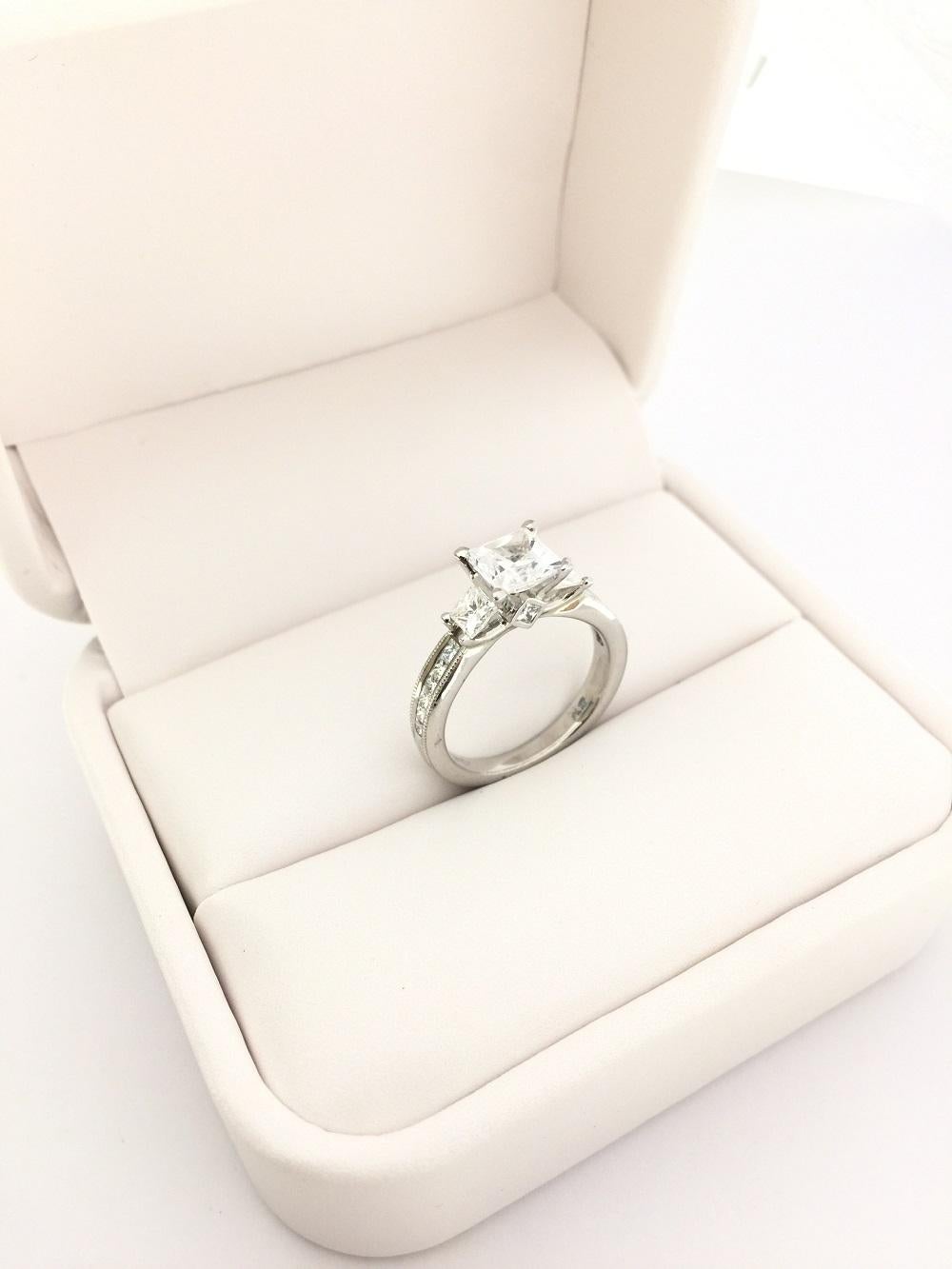 Scott Kay Ladies Diamond Engagement Ring M1154QD10PP For Sale 3