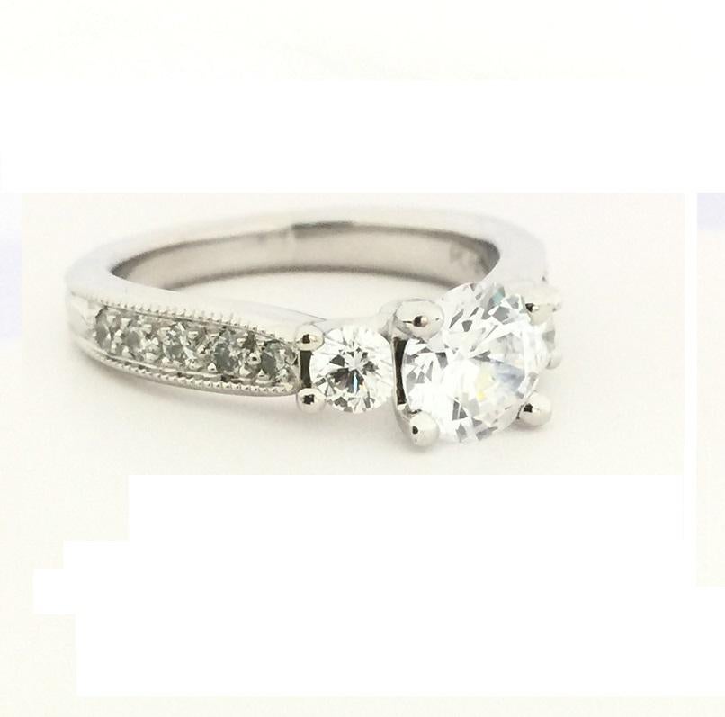 Scott Kay Ladies Diamond Engagement Ring M1163RD10PP In New Condition For Sale In Wilmington, DE