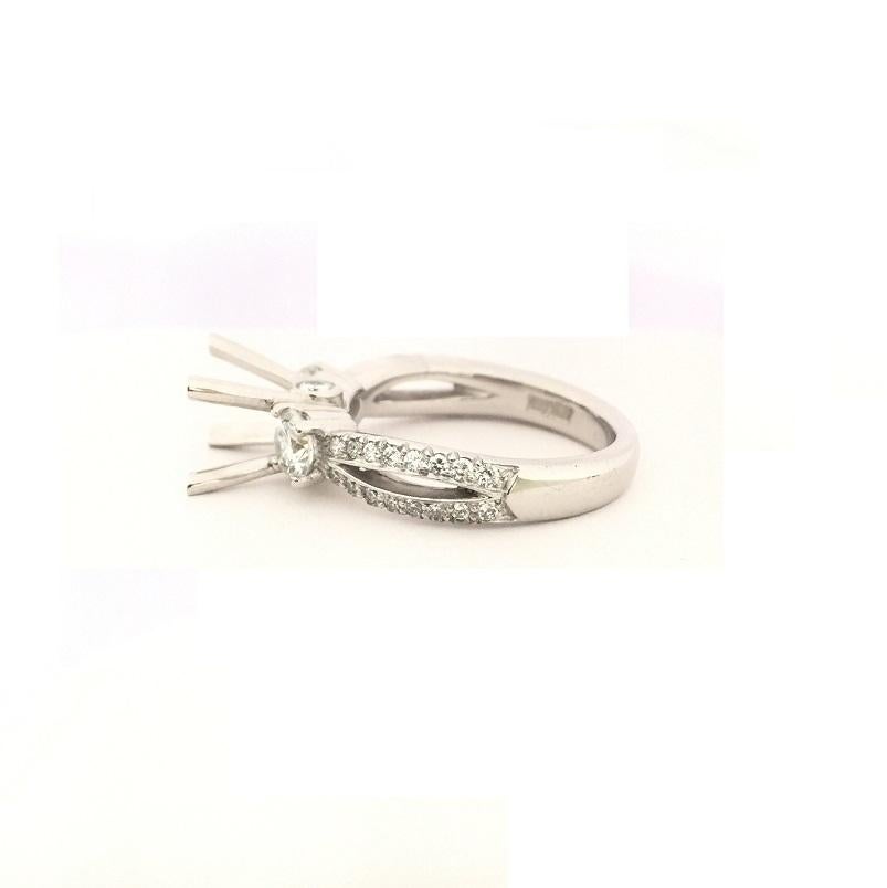 Scott Kay Ladies Diamond Setting Ring M1087RDPP For Sale 3