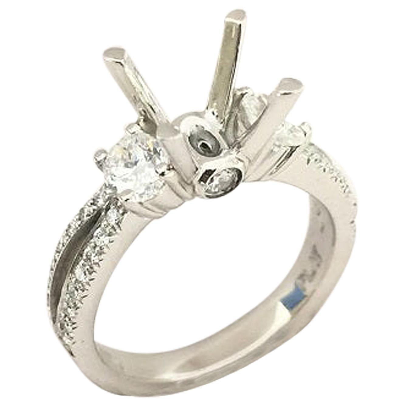 Scott Kay Ladies Diamond Setting Ring M10880DRDPP