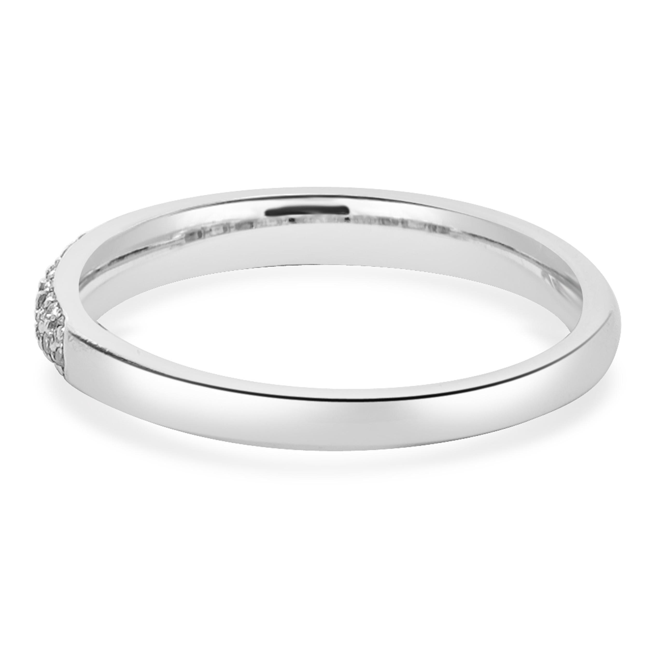 Round Cut Scott Kay Palladium Pave Diamond Band For Sale