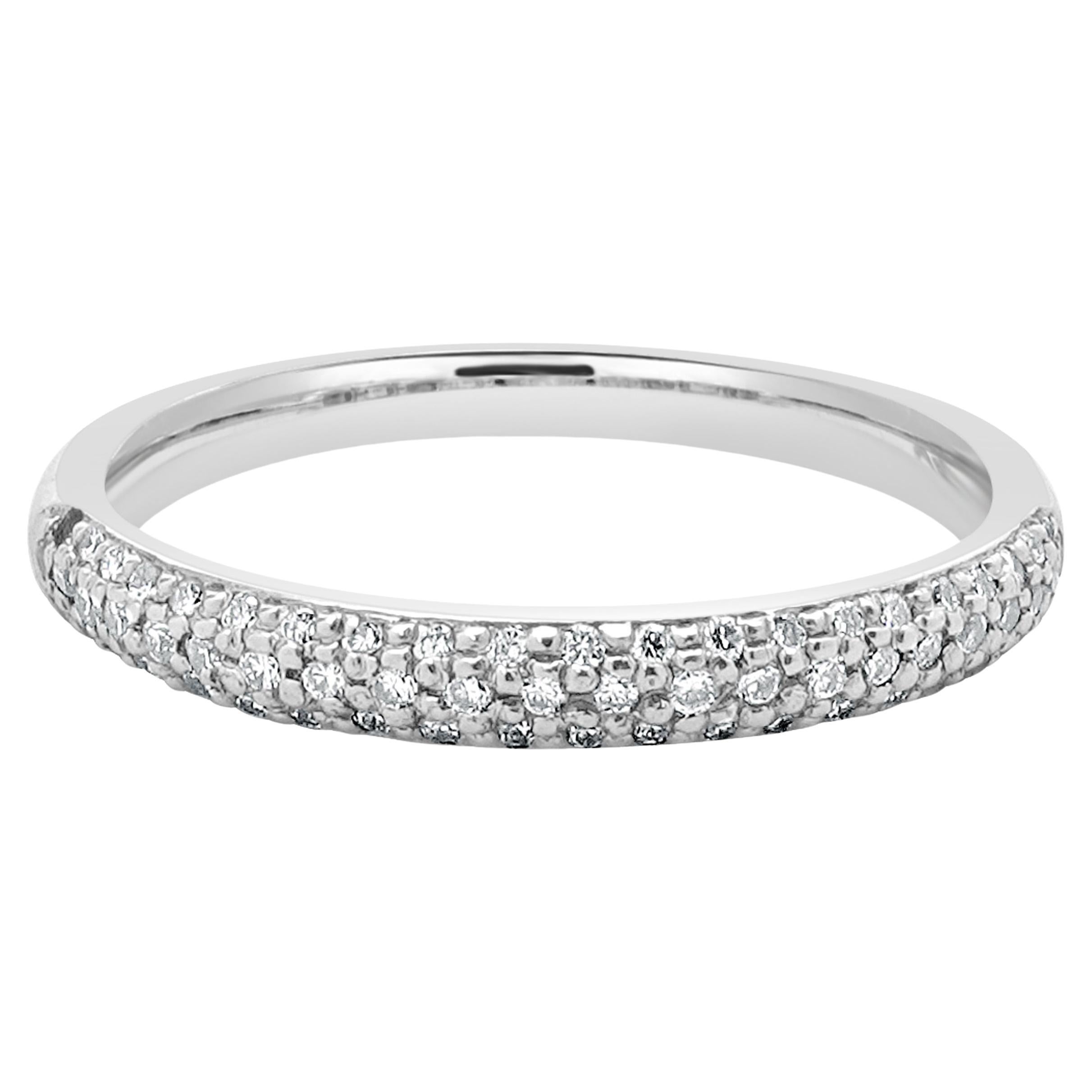 Scott Kay Palladium Pave Diamond Band