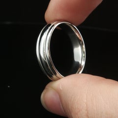 Scott Kay PT950 Platinum Comfort Fit Wedding Band Ring Size 8.5 11.4g Estate