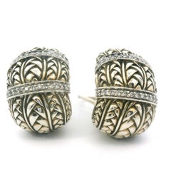 Pendientes Puros de Plata y Diamantes Scott Kay