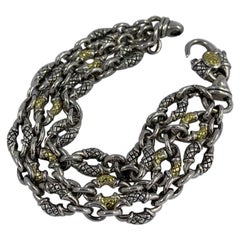 Scott Kay Silver and Gold Bracelet