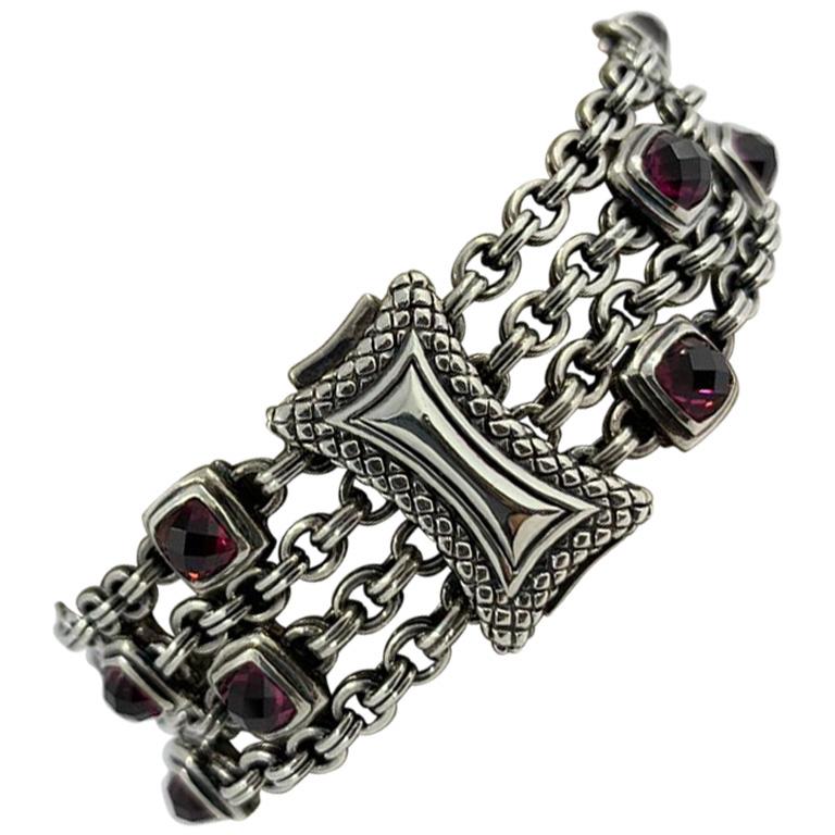 Scott Kay Silver and Gold Bracelet For Sale at 1stDibs