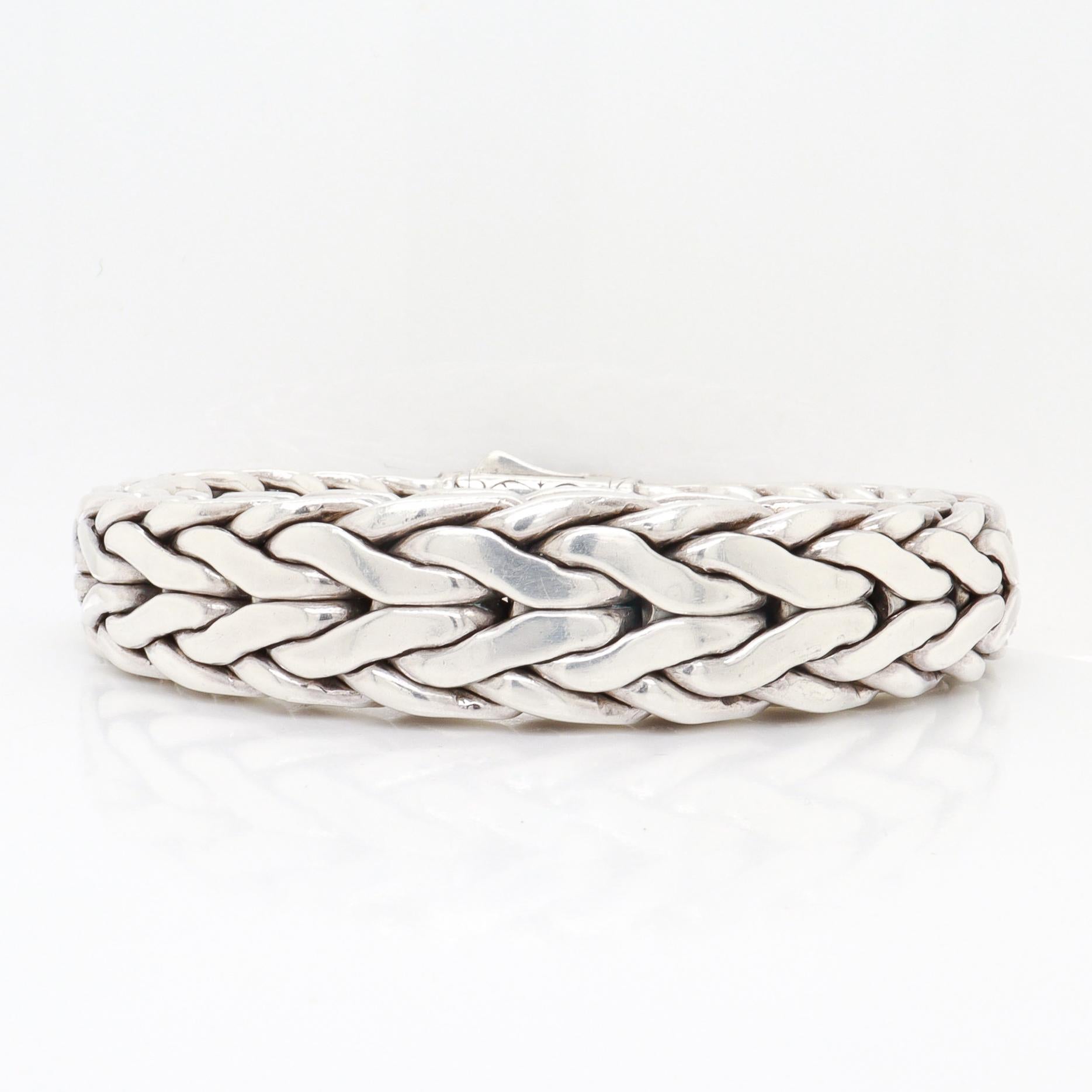 Bracelet Doberman en argent sterling et or 18K de Scott Kay en vente 2