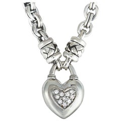 Scott Kay Sterling Silver Heart Pendant Necklace