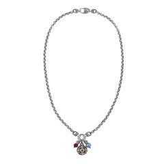 Scott Kay Sterling Silver Multi Charm Necklace