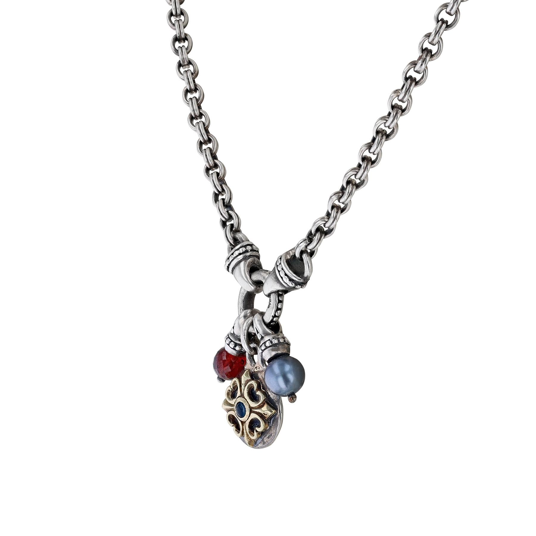 Contemporaneo Scott Kay - Collana con multi-caramelle in argento sterling in vendita