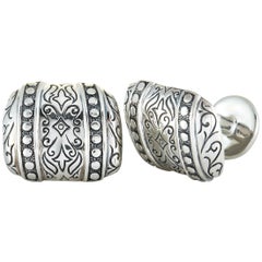 Scott Kay Sterling Silver Rectangle Cufflinks