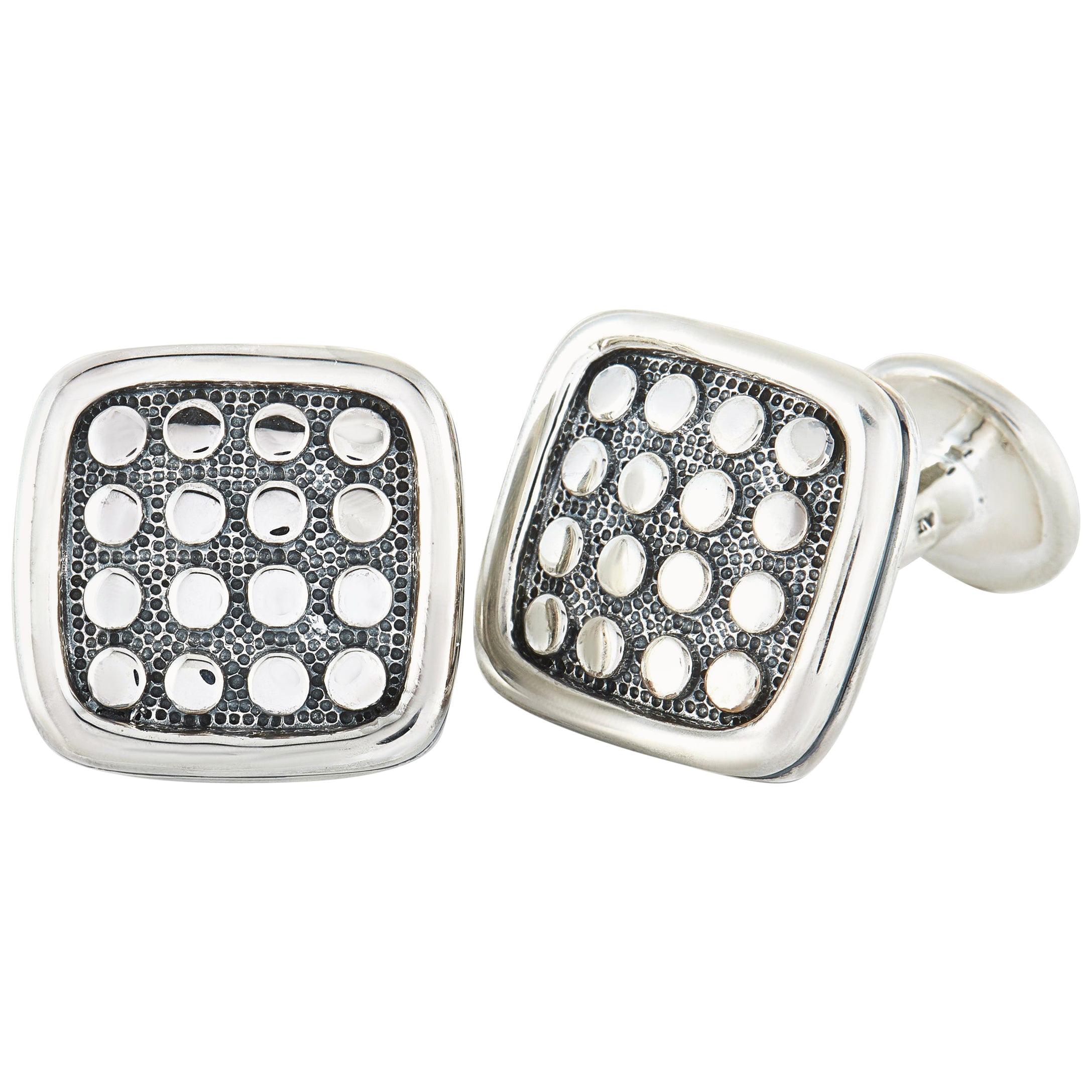 California Bear Cufflinks, Sterling Silver, Personalized