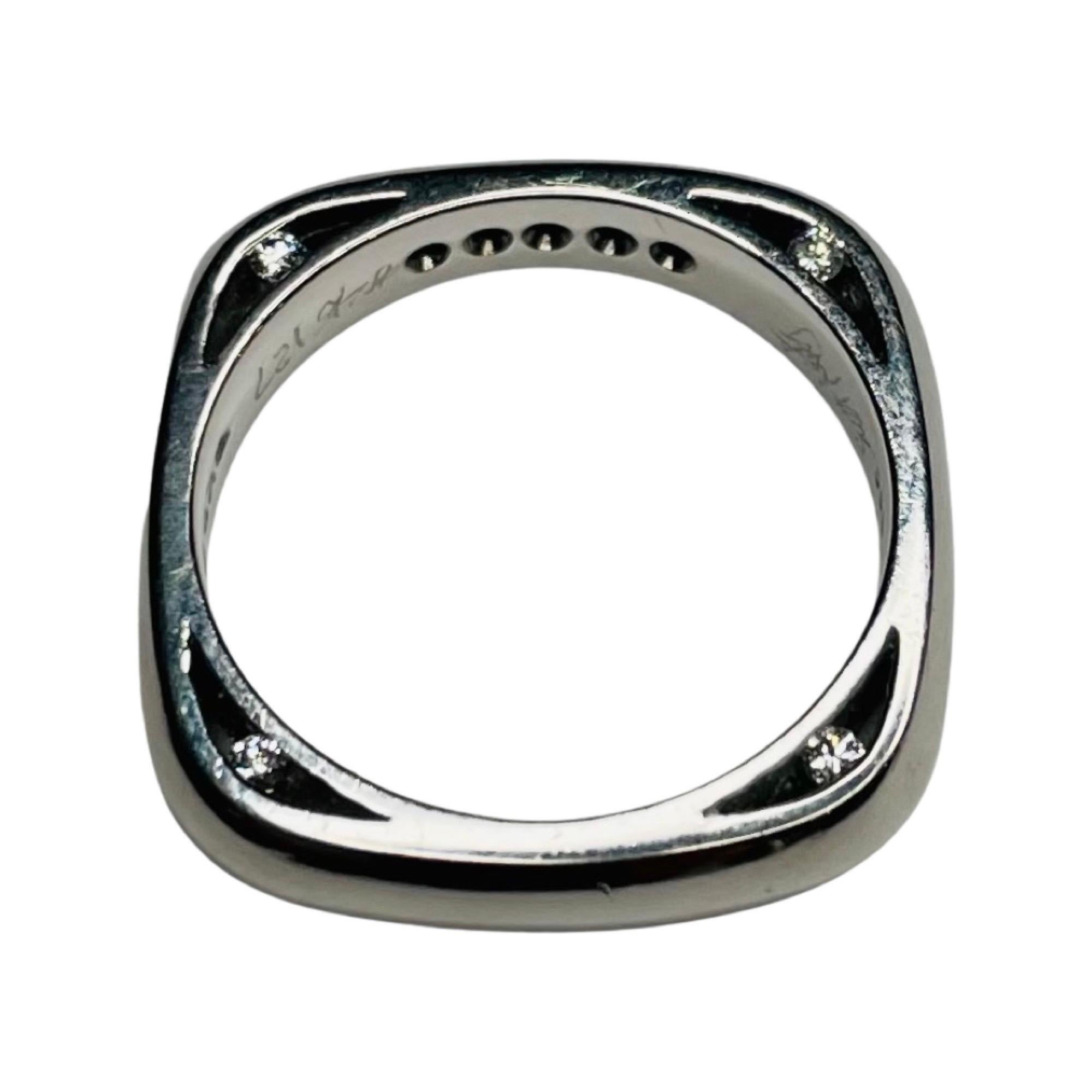 Scott Keating Platin Saphir und Diamant 