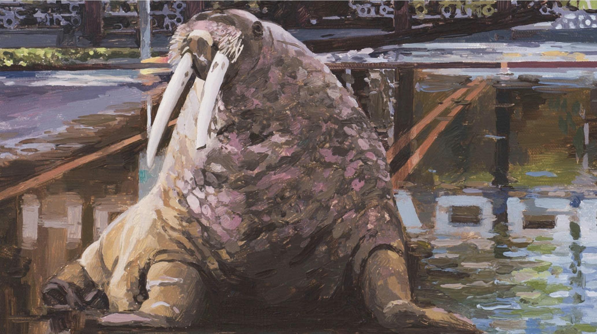 Walrus (Ed. 48/50) - Surrealist Print by Scott Listfield