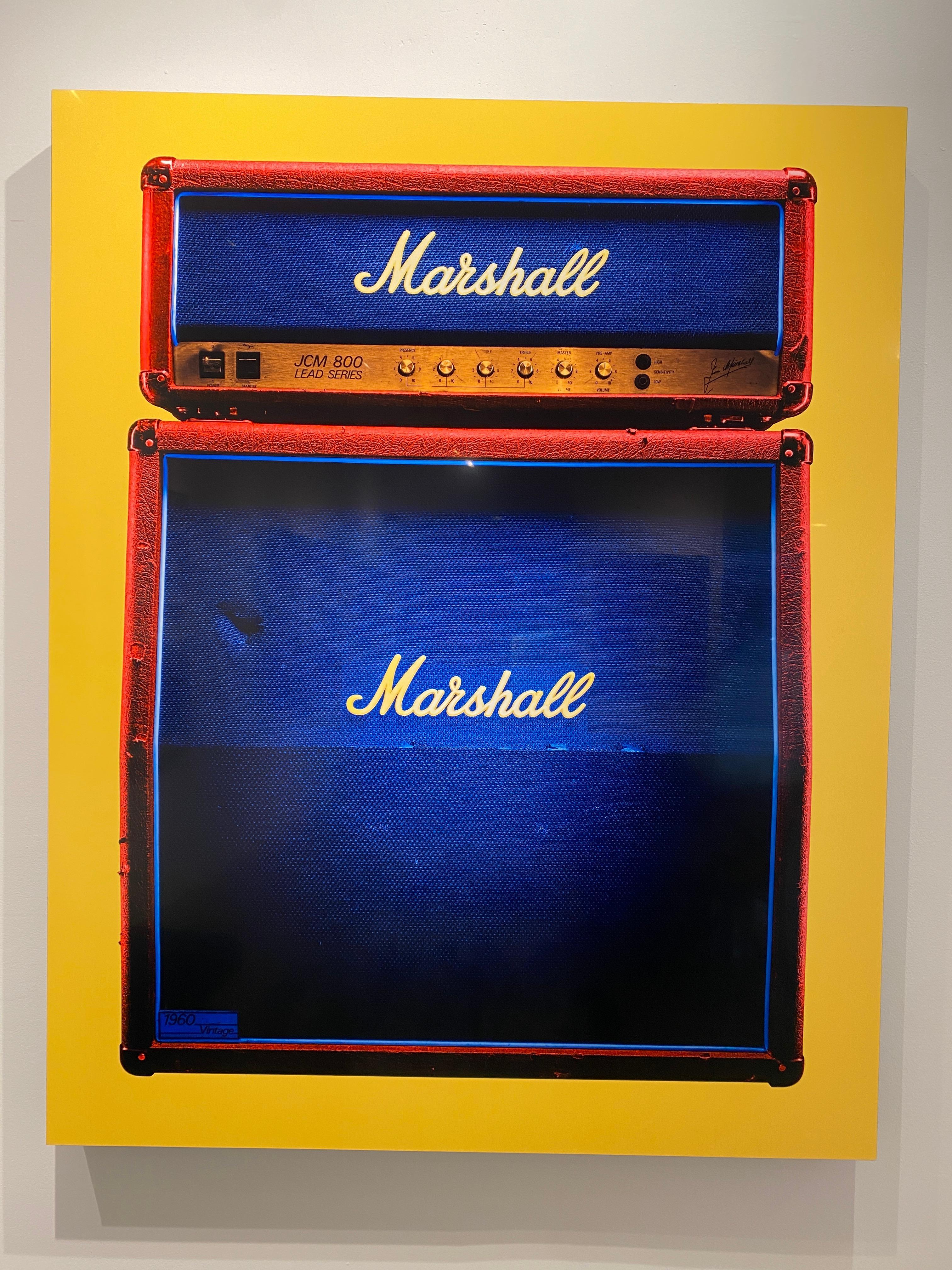 Marshall JCM 800 - Music photography, dye sublimation on aluminum, flush mounted - Contemporary Photograph by Scott McDermott