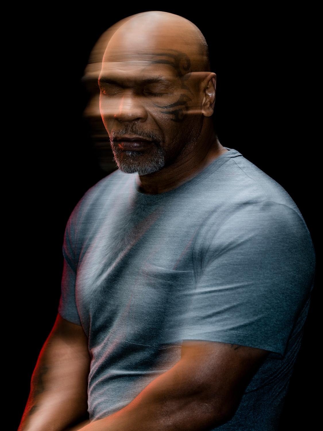 Scott McDermott Portrait Photograph - Mike Tyson Blur