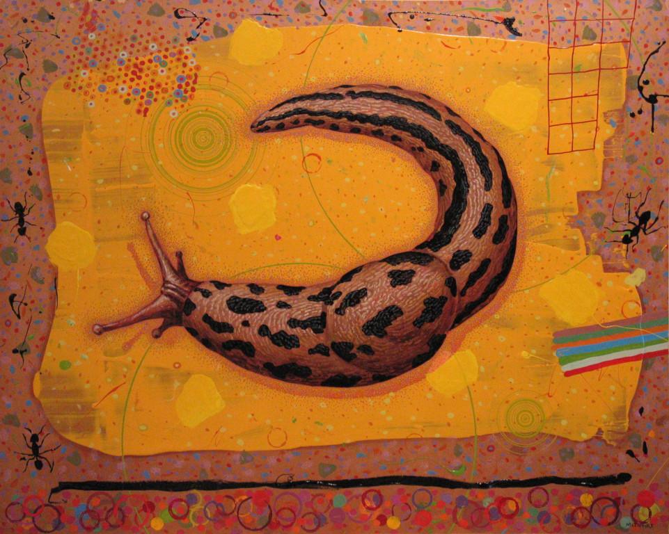 Scott McIntire Animal Painting - Leopard Slug