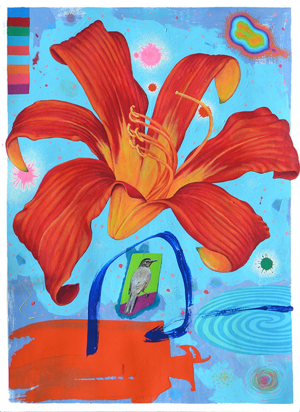 Harley Francis - Mid-20th Century Painting on 8-Ply Rag Paper by Artist ...