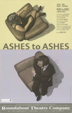 Vintage 1996 After Scott McKowen 'Ashes to Ashes' Advertising 