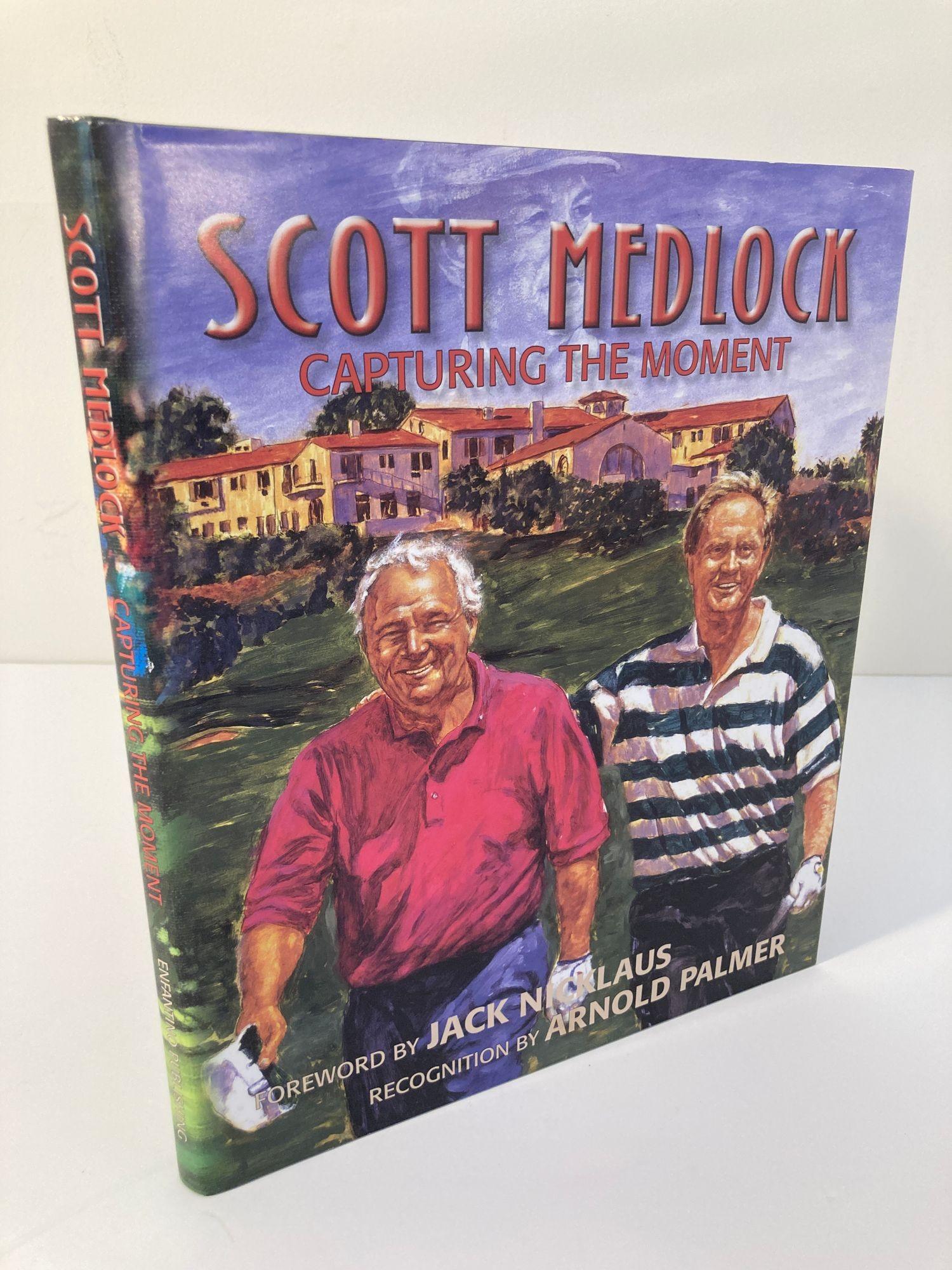 Expressionist Scott Medlock Capturing the Moment Hardcover Book 2010 Signed For Sale