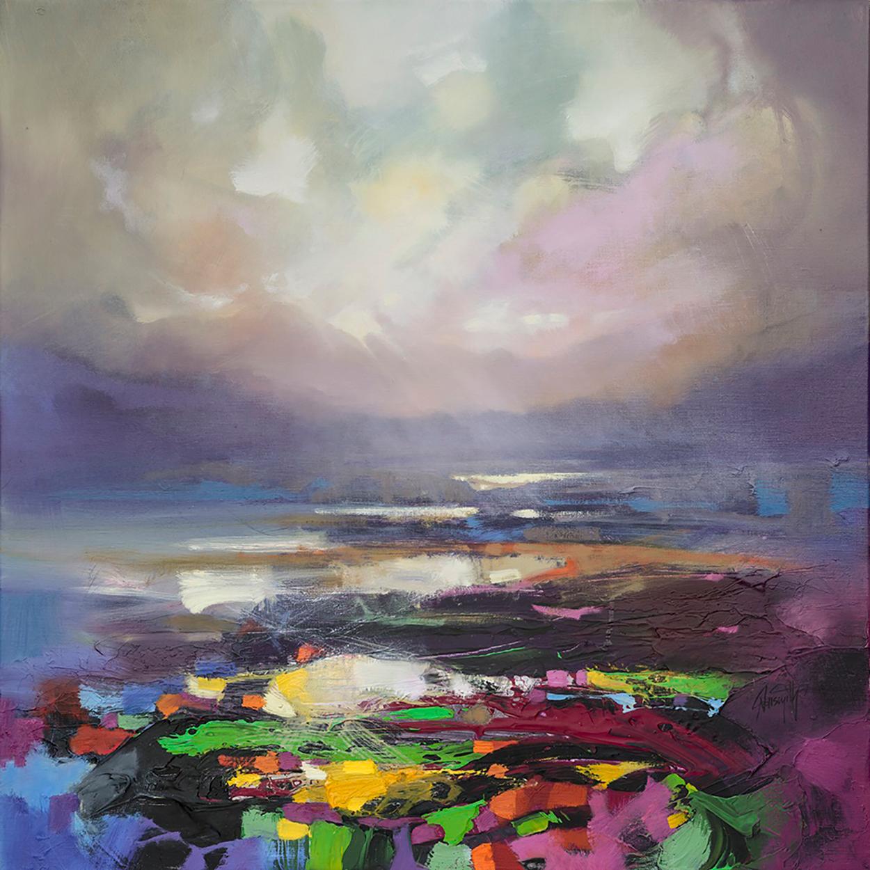 A Vibrance Emerges - 21. Jahrhundert, Zeitgenössisch, Figurative Malerei, Öl