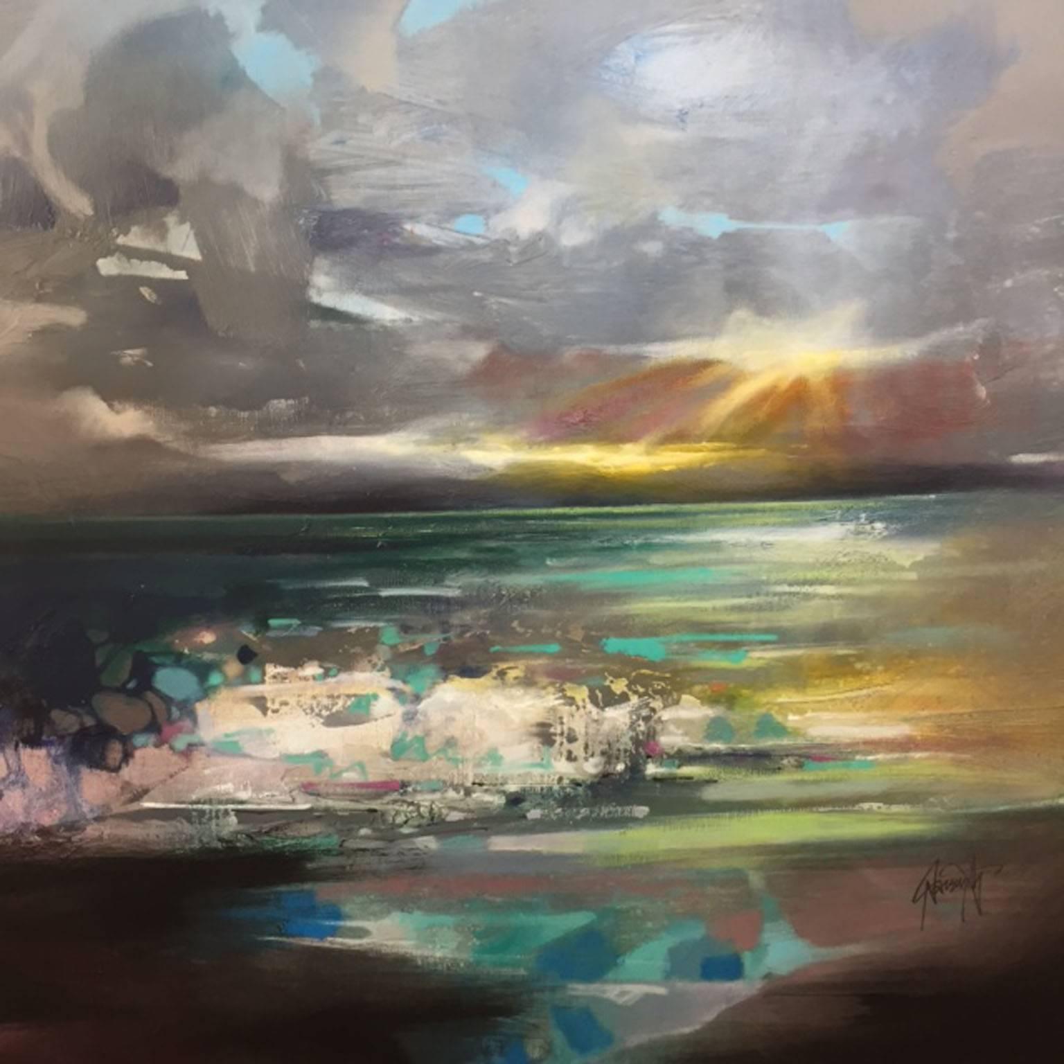 Scott Naismith 
Lumière de Berneray
Peinture originale
Médias mixtes sur toile 
Canvas Taille :  H:60 cm x L:60 cm
Vendu sans cadre
Veuillez noter que les images in situ sont purement indicatives de l'aspect d'une pièce.

Le tableau de Scott