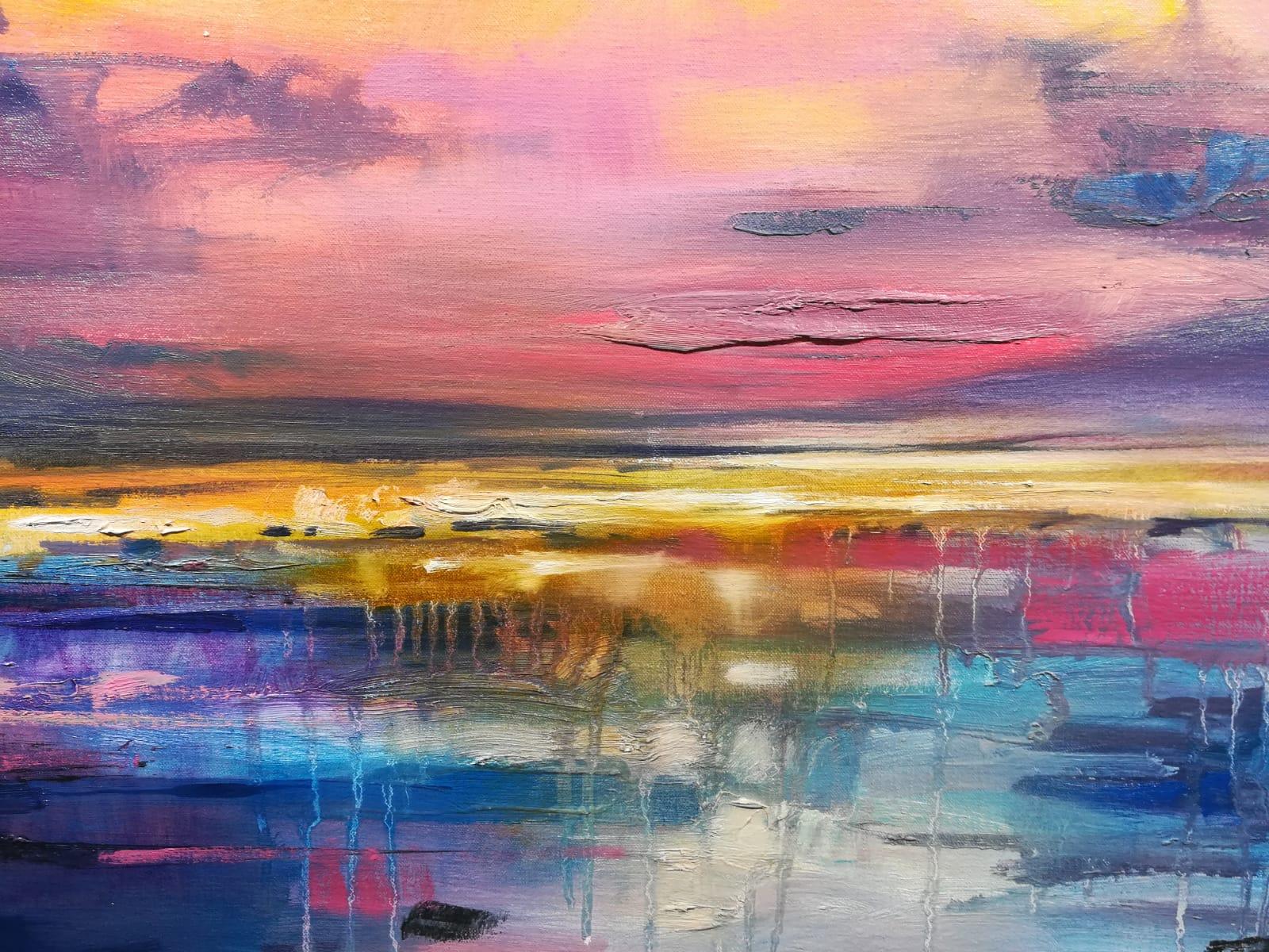 Dislocazione - 21° secolo, Contemporaneo, Pittura figurativa, Olio in vendita 3