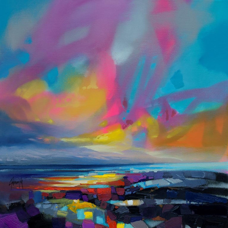 Scott Naismith Electric Mull 21st Century, Contemporary, Figurative Oil Painting, Spray