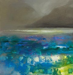 Fluidbeziehungen – 21. Jahrhundert, Zeitgenössische, figurative Malerei, Öl, Acryl