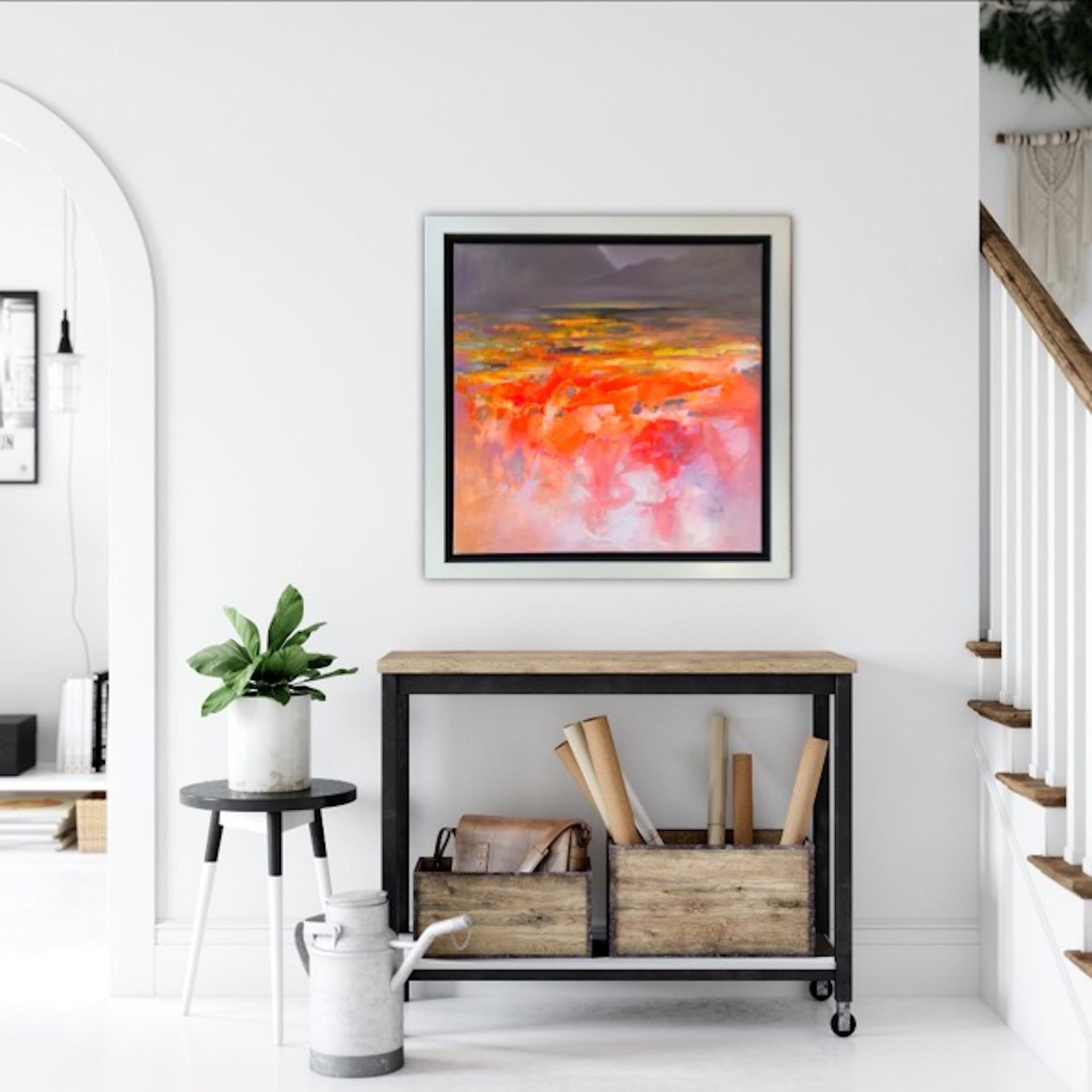 Dinámica de fluidos III, Scott Naismith, Arte fluorescente, Pintura abstracta de paisajes 10