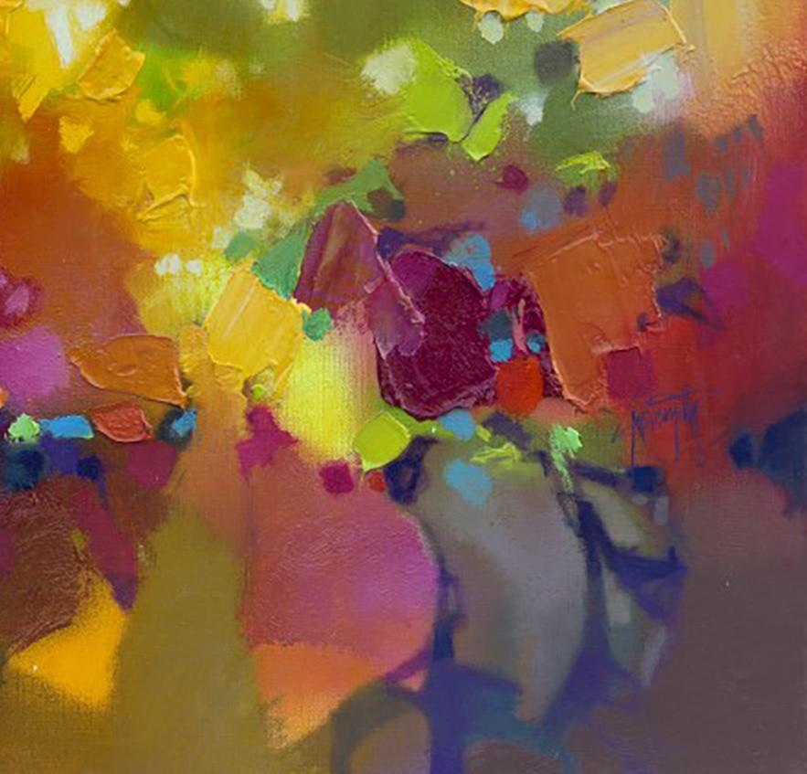 La Luz Permea - Siglo XXI, Contemporáneo, Figurativo, Pintura en Spray, Óleo en venta 1